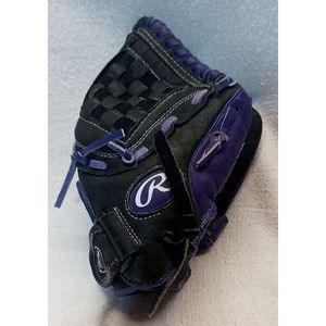 Rawlings 11” Youth Highlight Series Fastpitch Glove (HFP110BP) Black/Purple RHT